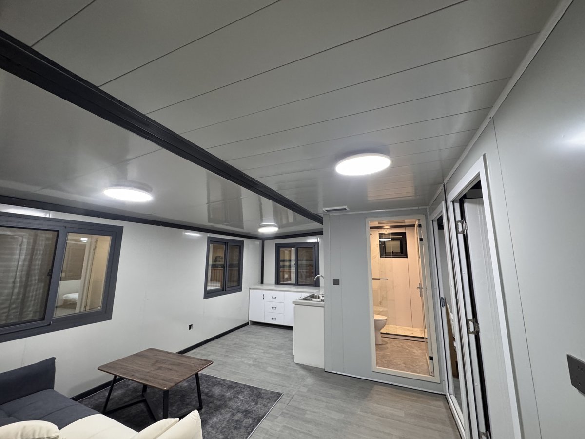 Maison de conteneur extensible modulaire préfabriquée de 20 pieds